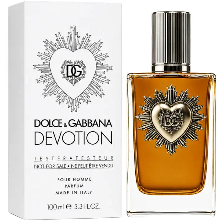 Dolce Gabbana Devotion Pour Homme Parfum 3.3 oz / 100 ml - Tester White box