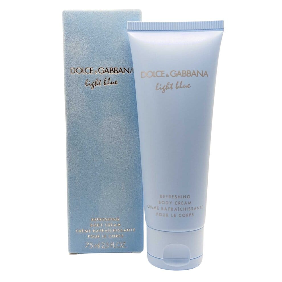 Dolce Gabbana Light Blue - For Women Eau de Toilette Body Cream 2.5 oz 75 ml