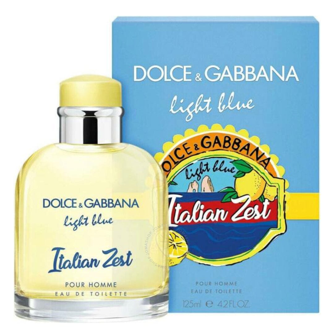 Dolce Gabbana Light Blue Italian Zest - For Men Eau de Toilette 4.2 oz / 125 ml