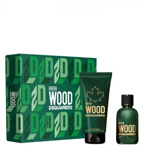 DSQUARED² Green Wood Men’s Perfume/Cologne For Men Eau de Toilette 3.4 oz / Gift Set 3.4 ozEdt Gift Set 3.4 oz