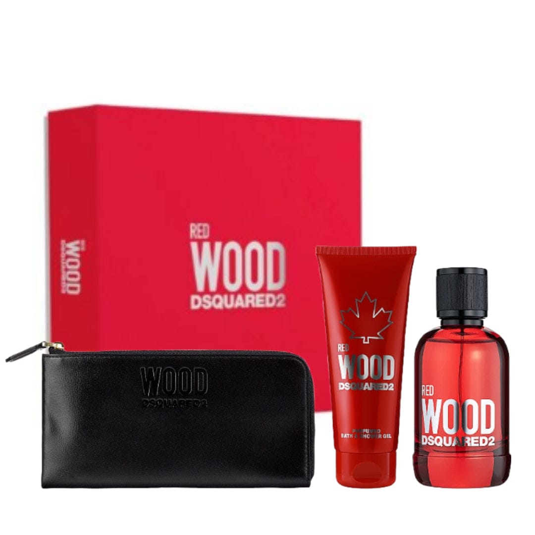 DSQUARED² Red Wood Women’s Perfume/Cologne For Women Eau de Toilette 3.4 oz / Gift Set 3.4 oz Edt Gift Set 3.4 oz