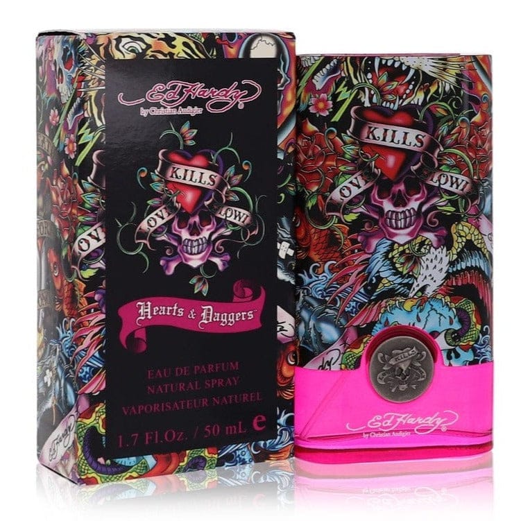 Ed Hardy Hearts & Daggers for Her Women’s Perfume/Cologne For Women Eau de Parfum 3.4 oz Edp