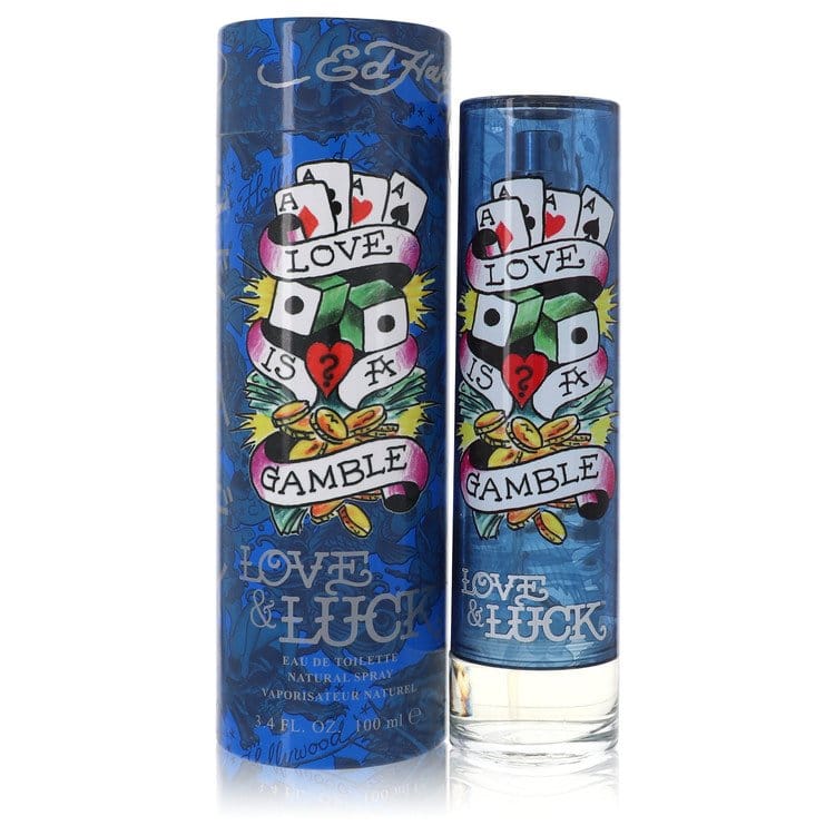 Ed Hardy Love & Luck for Men Men’s Perfume/Cologne For Men Eau de Toilette 3.4 oz Edt