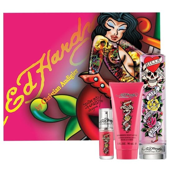Ed Hardy Women’s Perfume/Cologne For Women Eau de Parfum 3.4 oz / 6.7 oz / Gift Set 3.4 oz Edp Gift Set 3.4 oz