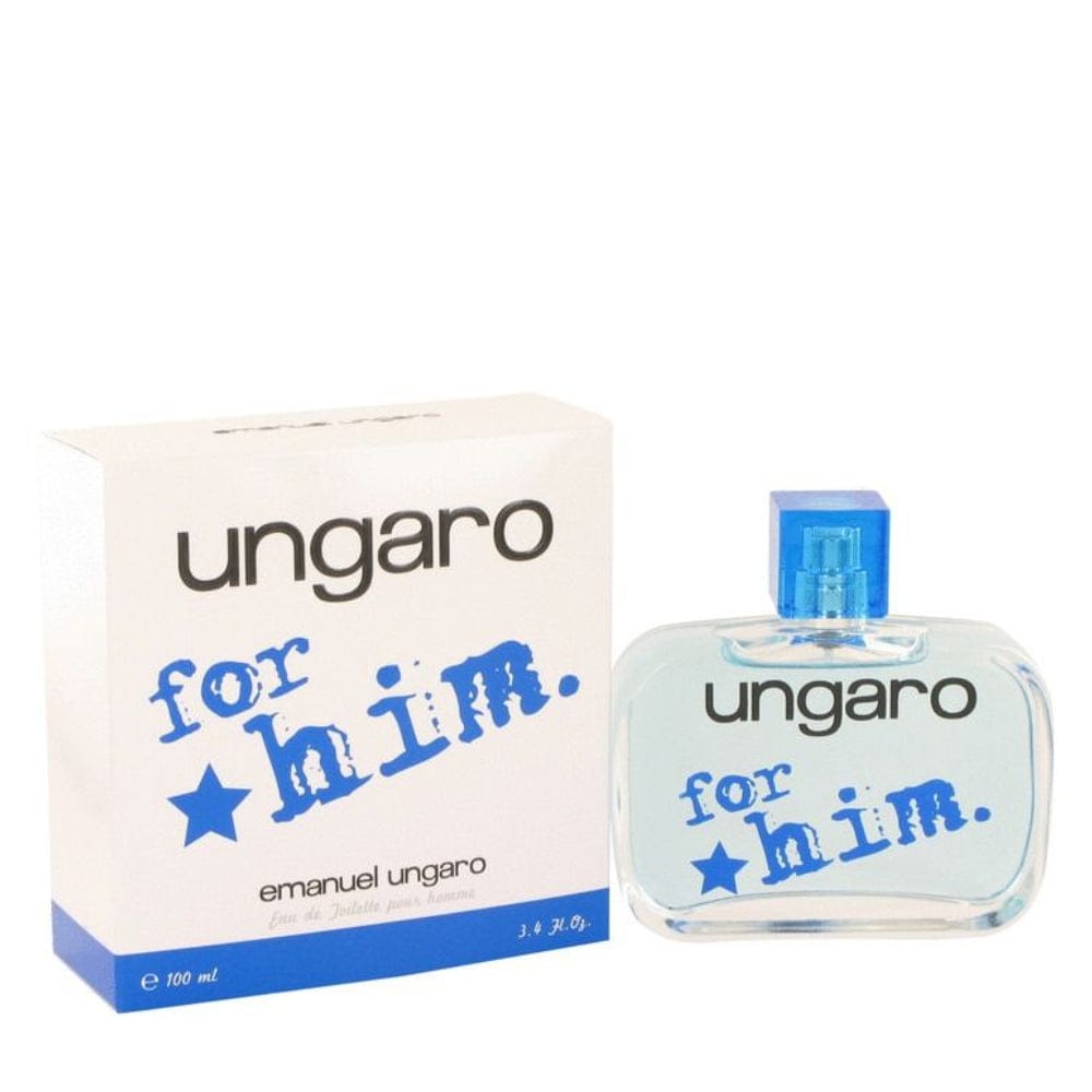 Emanuel Ungaro for Him Men’s Perfume/Cologne For Men Eau de Toilette 3.4 oz Edt