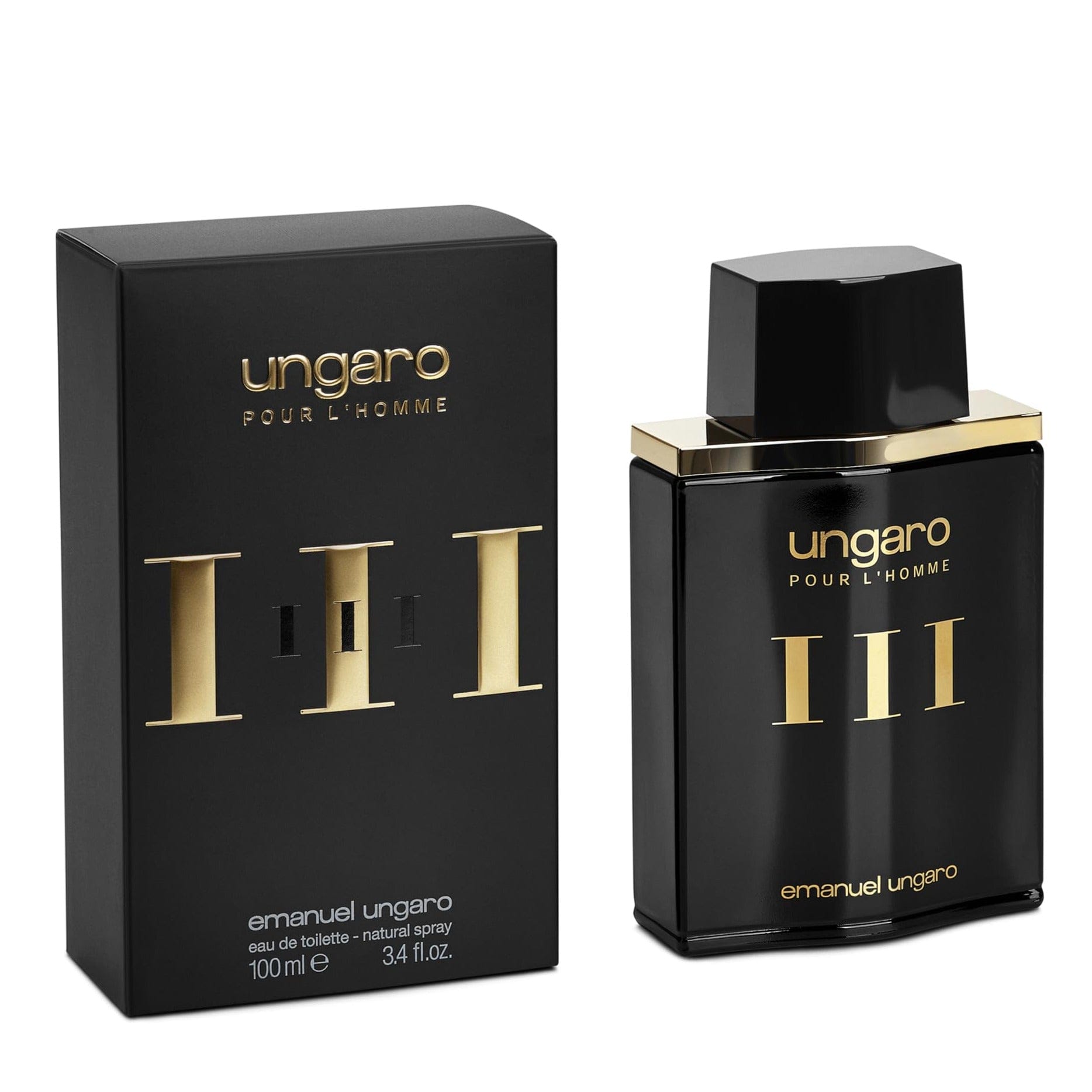 Emanuel Ungaro pour L'Homme III Men’s Perfume/Cologne For Men Eau de Toilette 3.4 oz Edt
