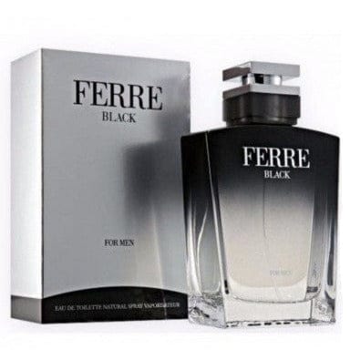 Gianfranco Ferre Ferre Black  Men’s Perfume/Cologne For Men Eau de Toilette 3.4 oz Edt
