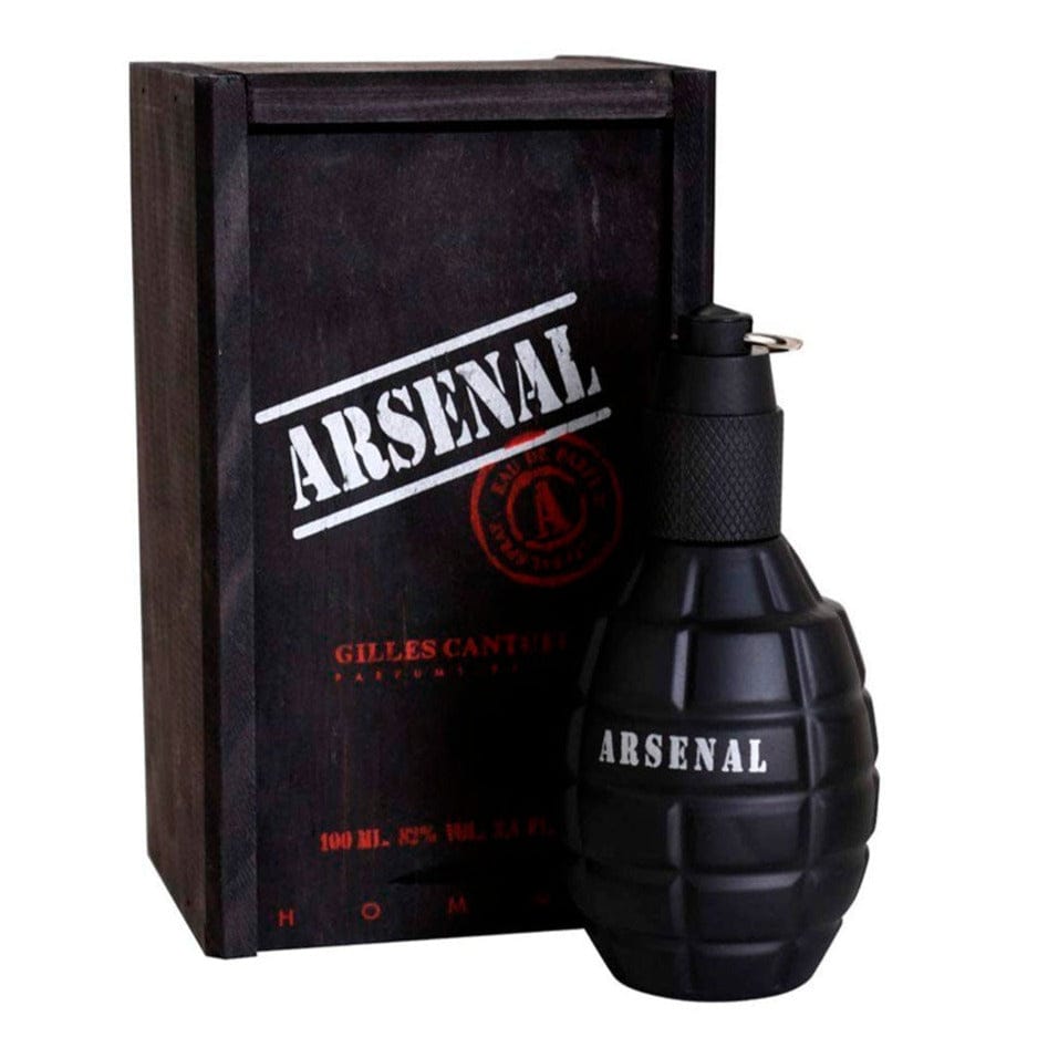 Gilles Cantuel Arsenal Black Men’s Perfume/Cologne For Men Eau de Toilette 3.4 oz Edt