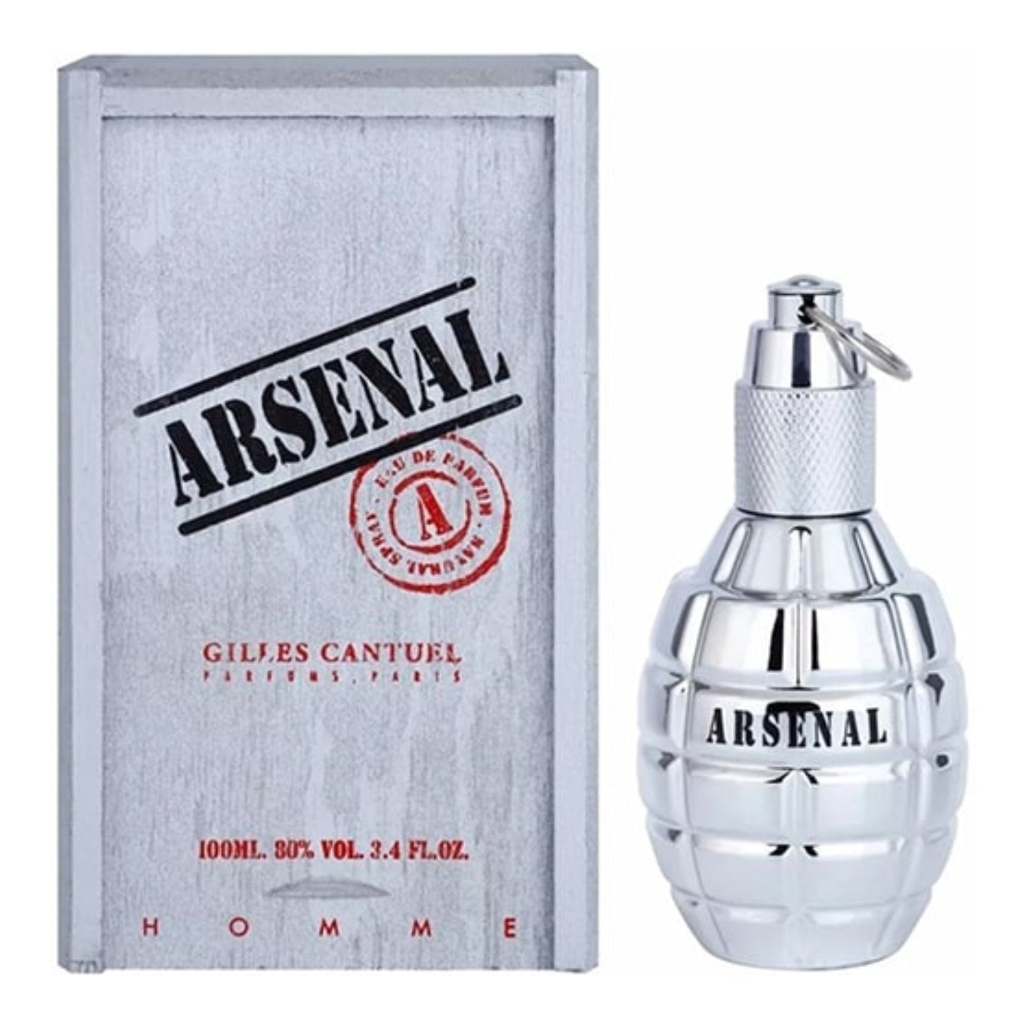 Gilles Cantuel Arsenal Platinum Men’s Perfume/Cologne For Men Eau de Toilette 3.4 oz Edt