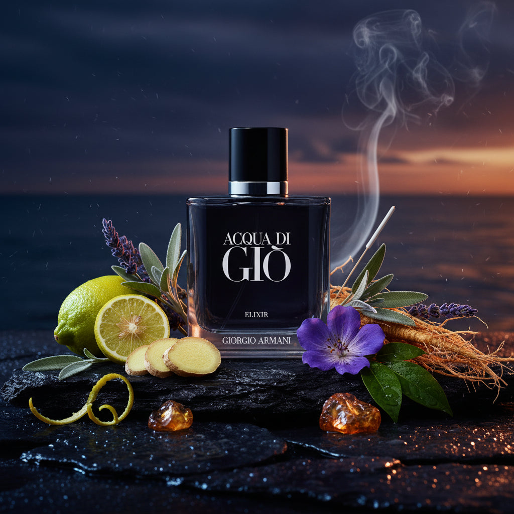 Giorgio Armani Acqua di Gio Elixir Men’s Perfume/Cologne For Men Eau de Parfum 1.7 Edp