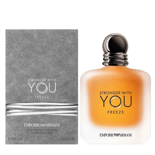 Giorgio Armani Stronger With You Freezer Men's Perfume/Cologne For Men Eau De Toilette 3.4 oz edt