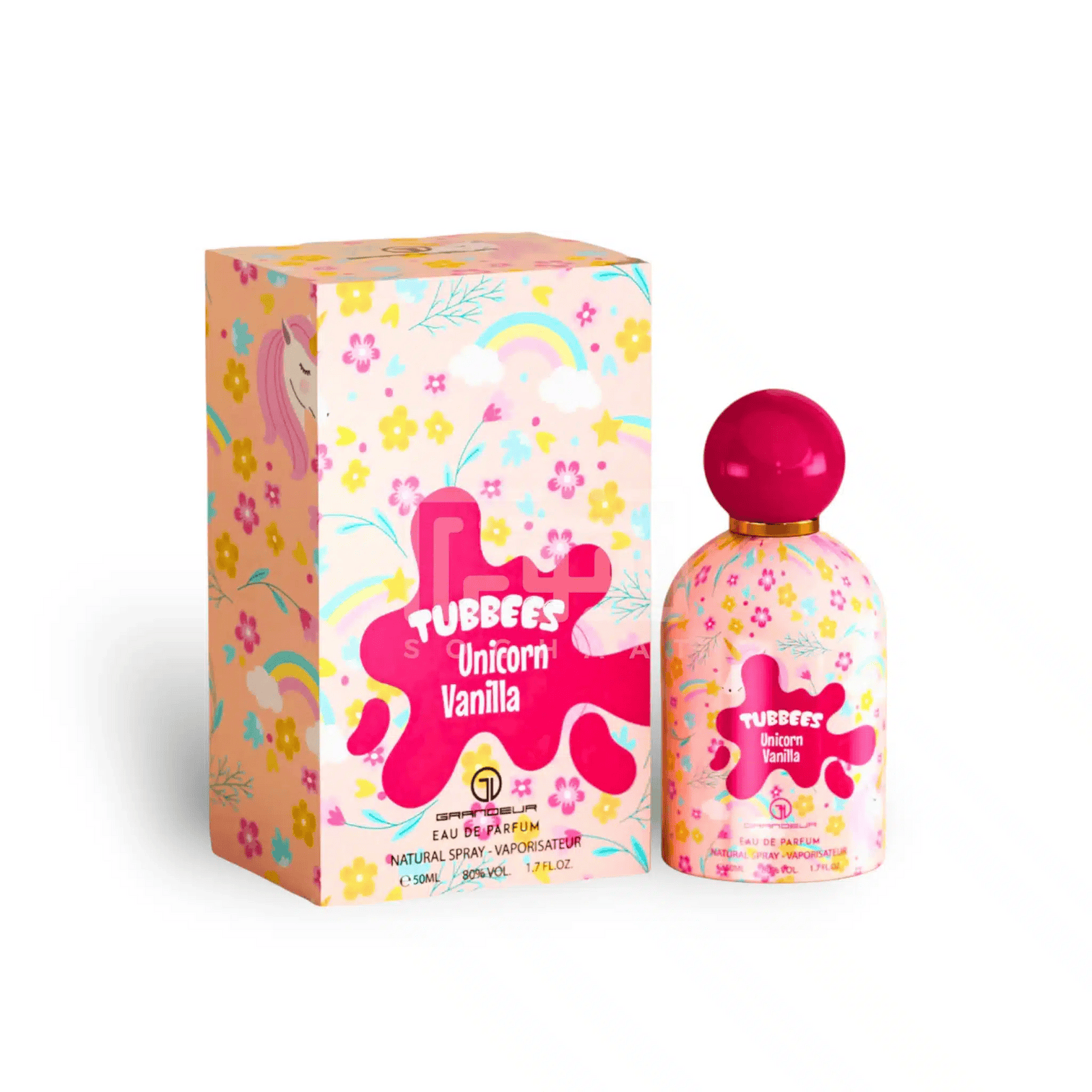 Grandeur Tubbees Unicorn Vanilla Girls Perfume/Cologne Kids Eau de Parfum 1.7 oz Edp