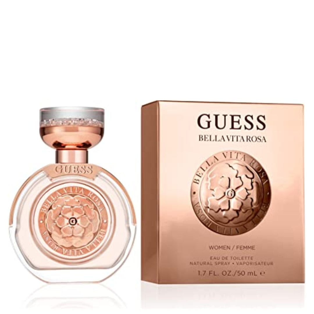 Guess Bella Vita Rosa For Women/Cologne For Women Eau de Toilette 3.4 oz / Gift Set 3.4 oz Body Mist 8.4 oz Edt 3.4 oz