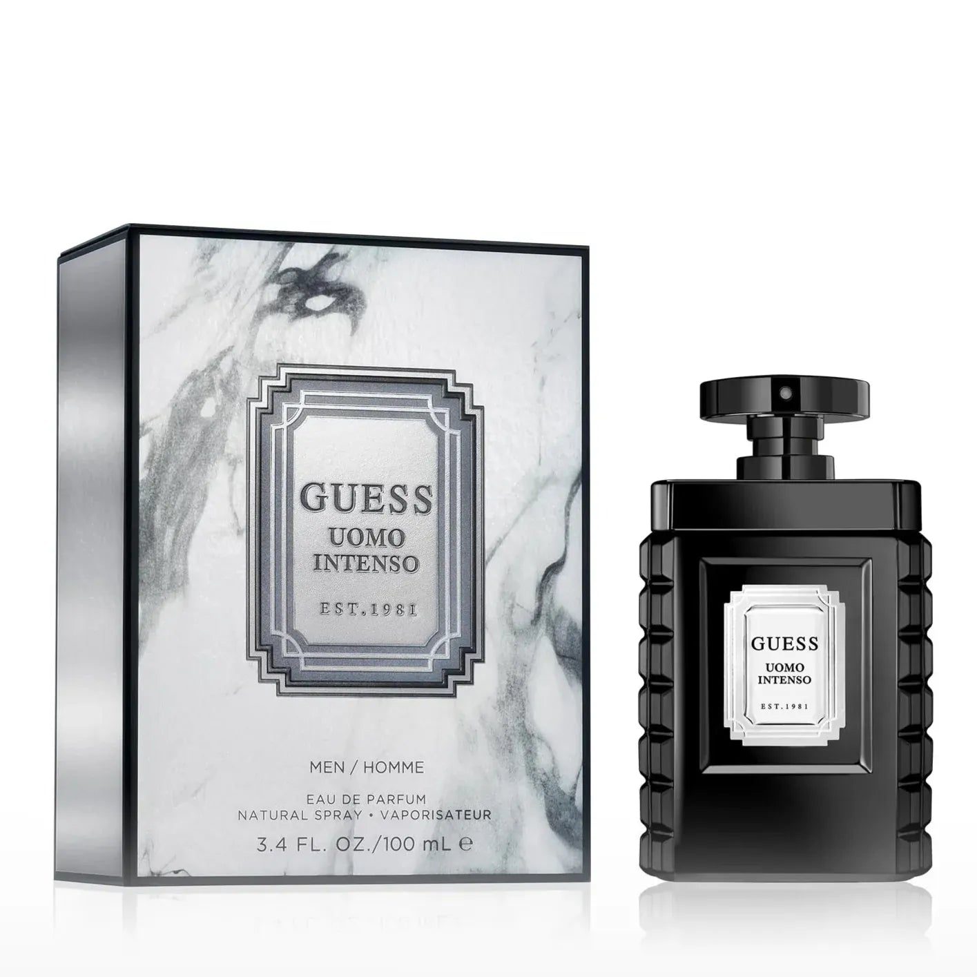 Guess Uomo Intenso Men’s Perfume/Cologne For Men Eau de Parfum 3.4 Edp