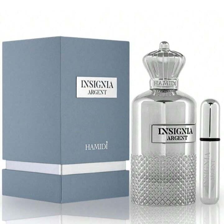 Hamidi Insignia Argent Unisex Perfume/Cologne For Men & Women Eau de Parfum 3.4 oz Edp