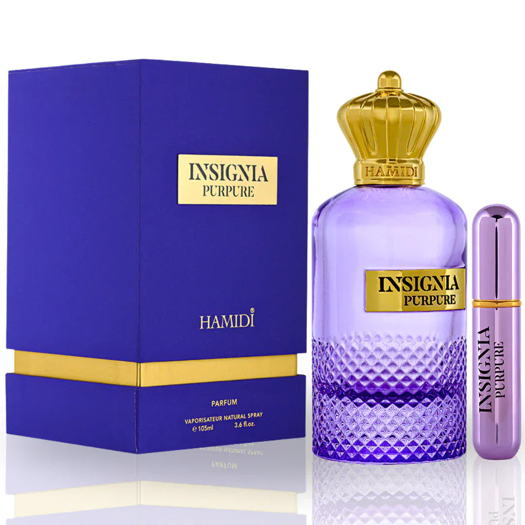Hamidi Insignia Purpure Unisex Perfume/Cologne For Men & Women Eau de Parfum 3.4 oz Edp