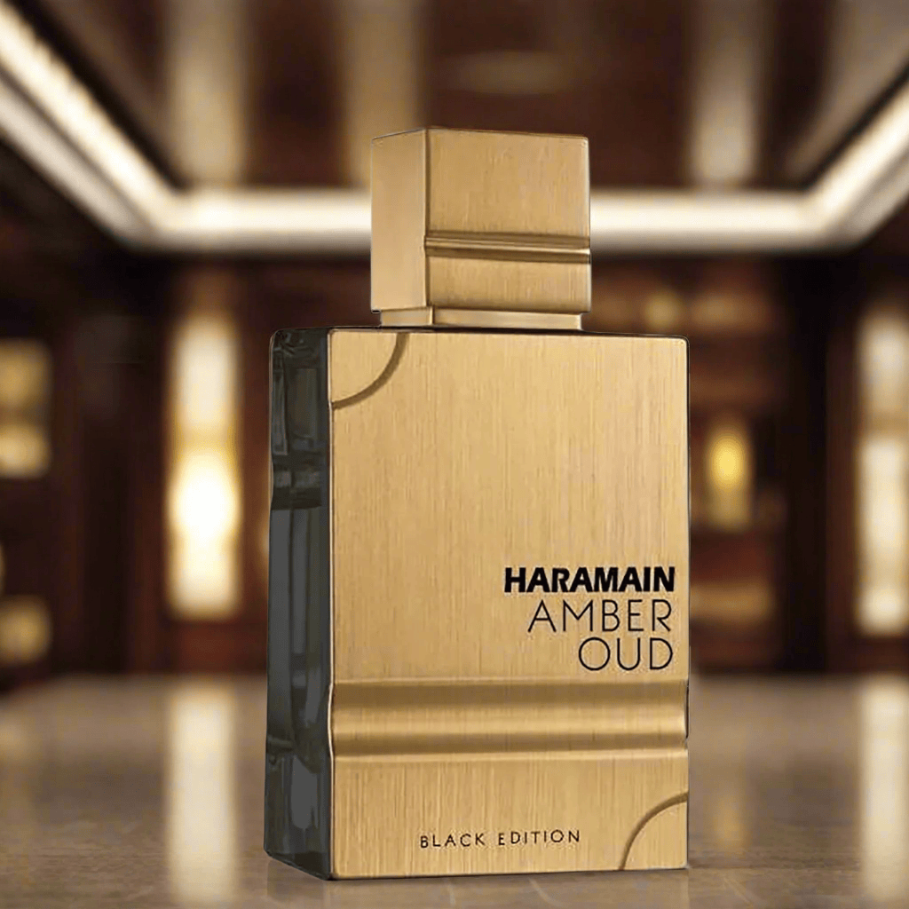 Haramain Amber Oud Black Unisex Perfume/Cologne For Men & Women Eau de Parfum 2.0 oz / 3.3 oz / 5.0 oz Edp