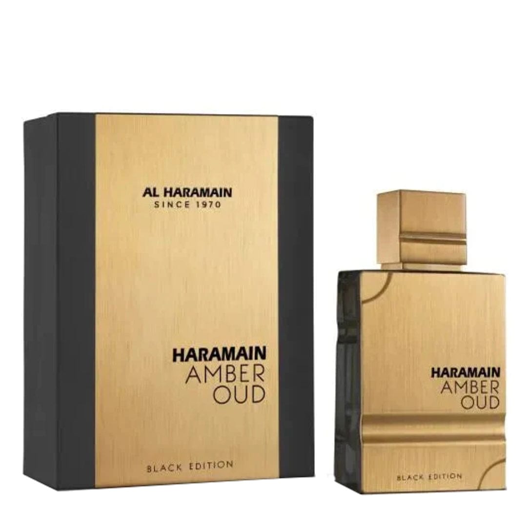 Haramain Amber Oud Black Unisex Perfume/Cologne For Men & Women Eau de Parfum 2.0 oz / 3.3 oz / 5.0 oz Edp