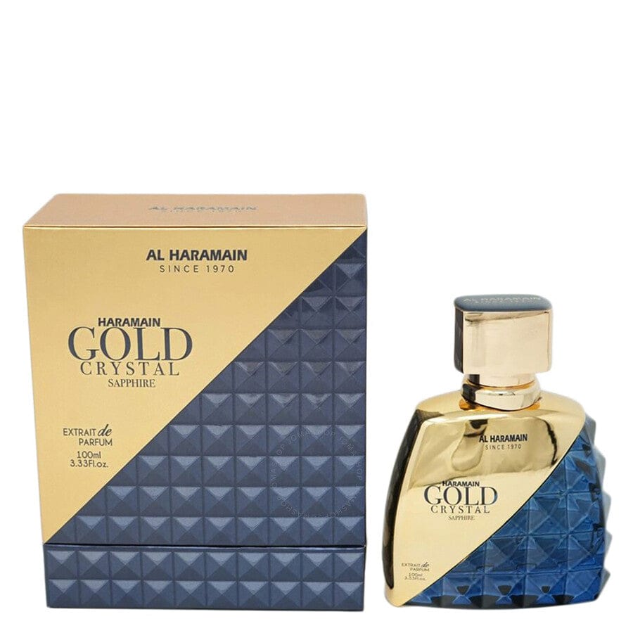 Haramain Gold Crystal Sapphire Women’s Perfume/Cologne For Women Eau de Parfum 3.3 oz Edp