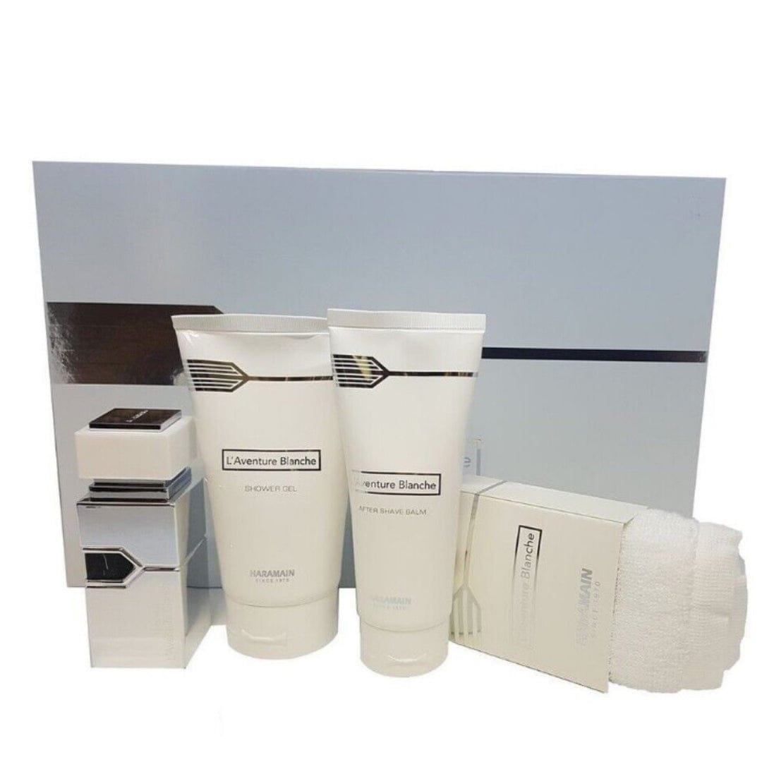 Haramain L'Aventure Blanche Unisex Eau De Parfum Gift Set 1.0 oz / 30 ml