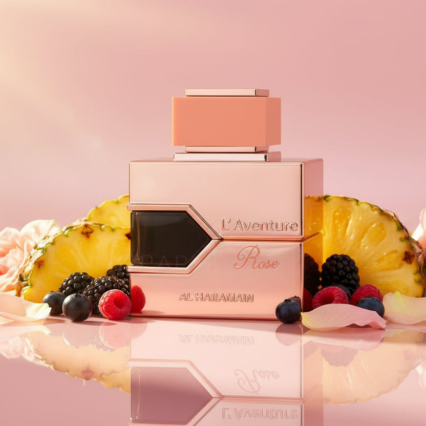 Haramain L'Aventure Rose Unisex Perfume/Cologne For Men & Women  2.0 oz / 3.3 oz / 6.8 oz Edp