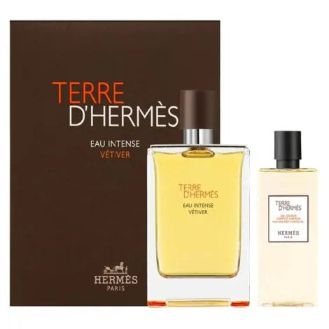 Hermes Terre D'Hermes Eau Intense Vetiver For Men Eau de Parfum Gift Set 3.4 oz / 100 ml