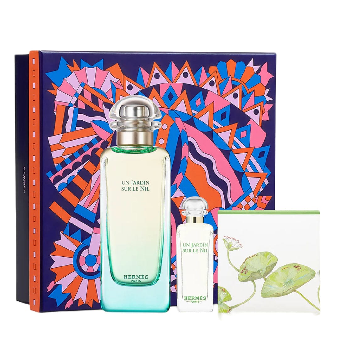 Hermès Un Jardin Sur Le Nil Unisex Eau de Toilette Gift Set 3.3 oz / 100 ml