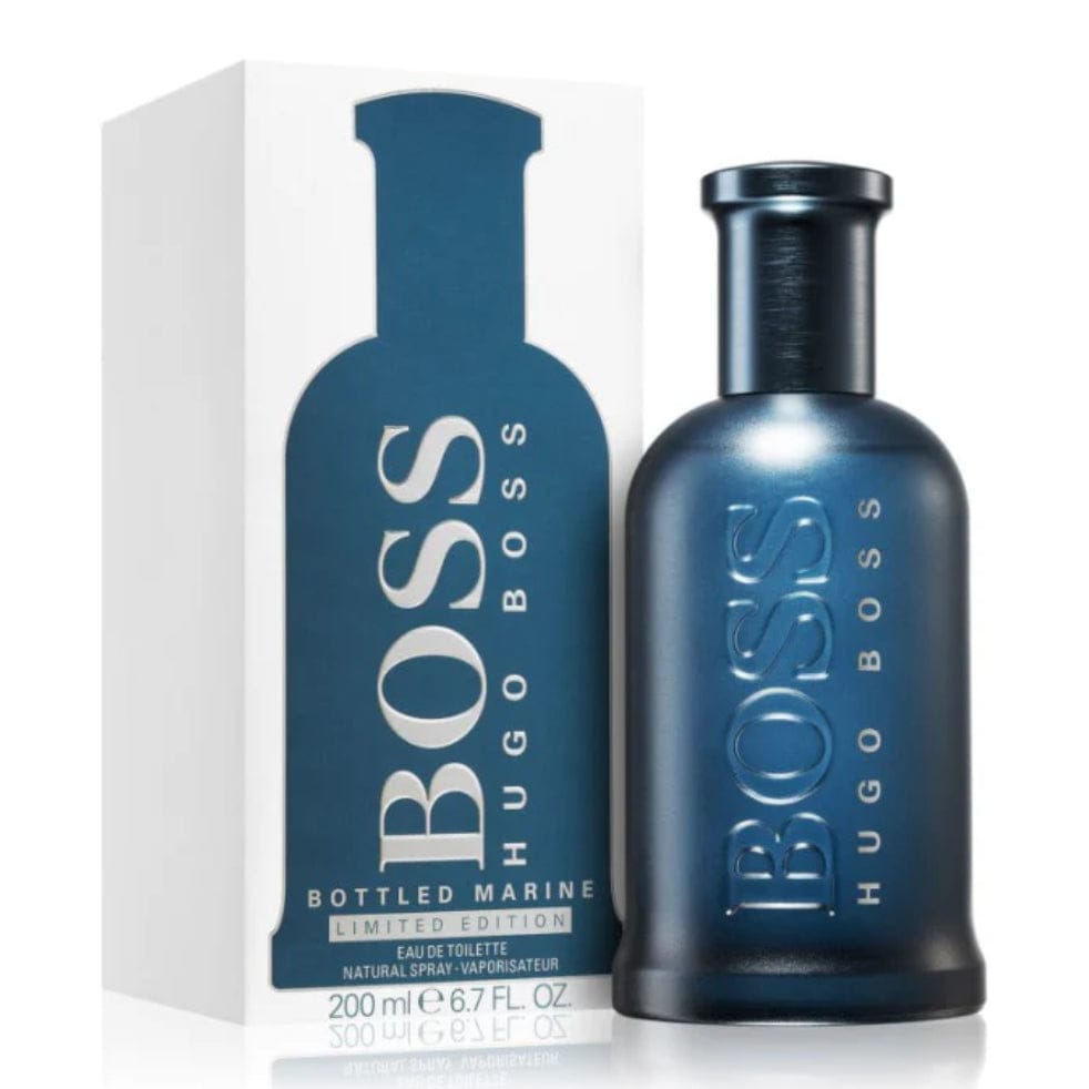 Hugo Boss Boss Bottled Marine Men's Perfume/Cologne For Men Eau de Toilette 6.7 oz