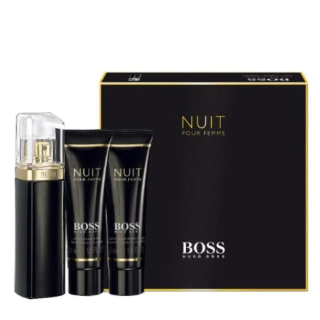Hugo Boss Boss Nuit Perfume For Women Eau De Parfum Spray 2.5 Oz / Gift Set 2.5 Oz Edp Gift Set 2.5 oz