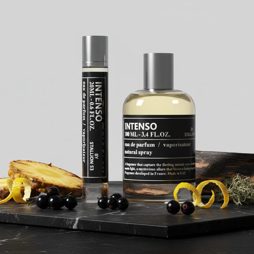 Intenso by Stallion 53 For Men Eau de Parfum 3.4 oz Edp + 0.6 oz