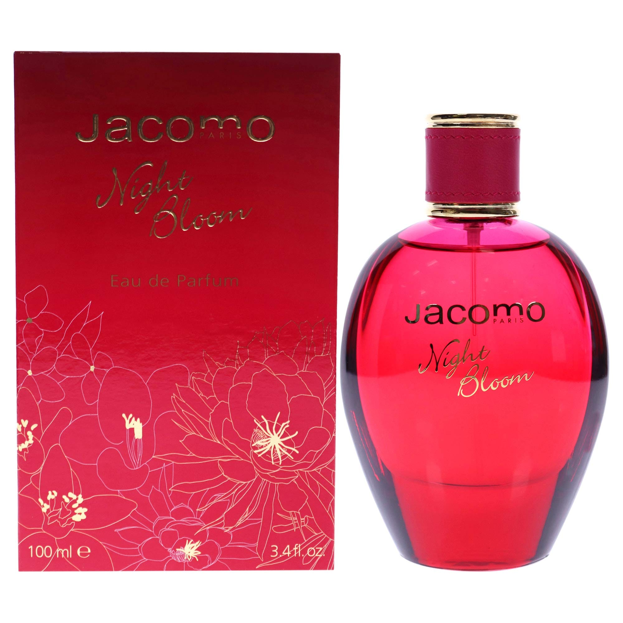 Jacomo Night Bloom Women’s Perfume/Cologne For Women Eau de Parfum 3.4 oz Edp