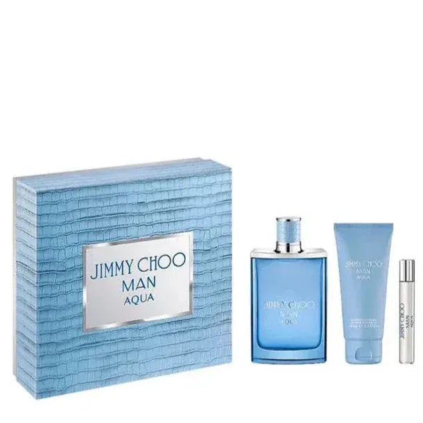 Jimmy Choo Jimmy Choo Man Aqua Men’s Perfume/Cologne For Men Eau de Toilette 3.3 oz / 6.7 oz / Gift Set 3.3 oz Edt Gift Set 3.3 oz