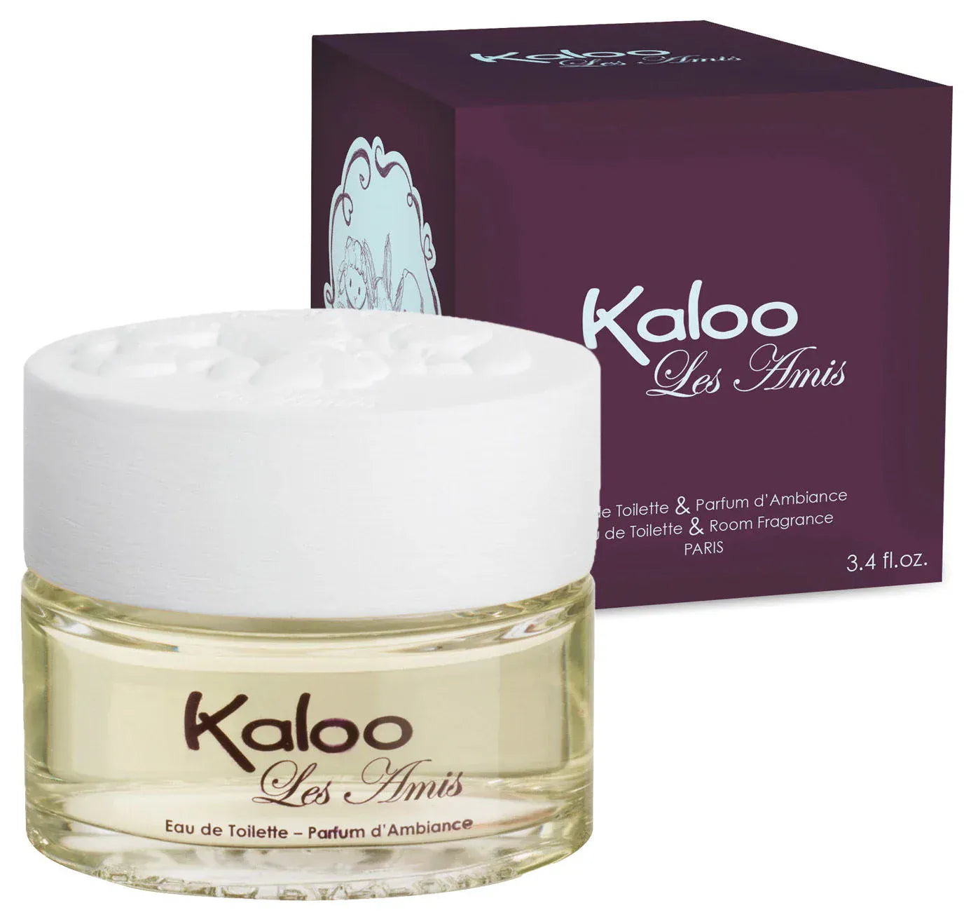 Kaloo Les Amis Cologne Kid’s Perfume/Cologne for kids Eau de Toilette 3.4 oz / Lamb 3.4 oz / Donkey 3.4 oz / Puppy 3.4 oz / Penguin 3.4 oz / Teddy Bear 3.4 oz Edt 3.4 oz