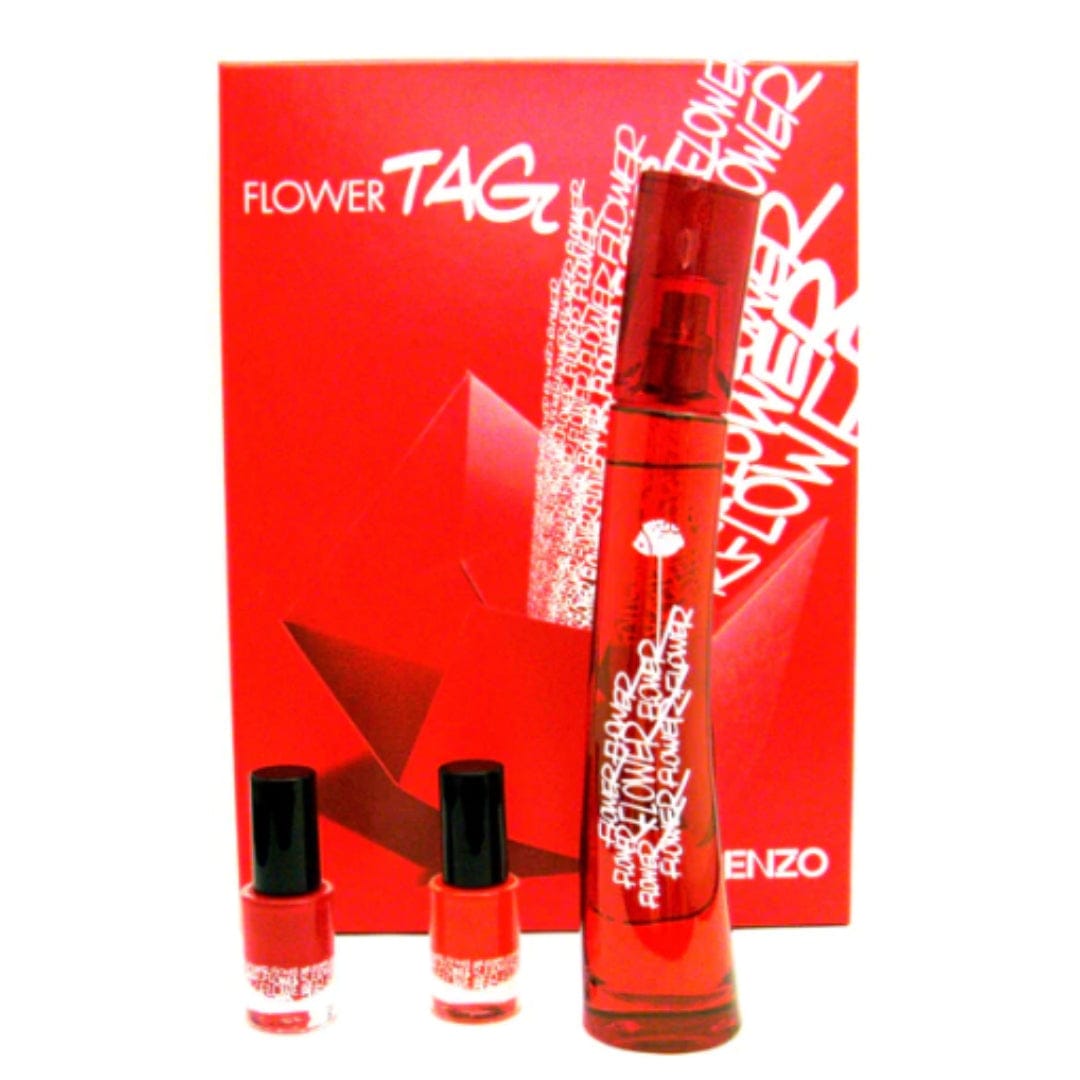 Kenzo Flower Tag  Women’s Perfume/Cologne For Women Eau de Toilette 1.7 oz / 3.4 oz / Gift Set 1.7 oz / Gift Set 3.4 oz Edt Gift Set 1.7 oz