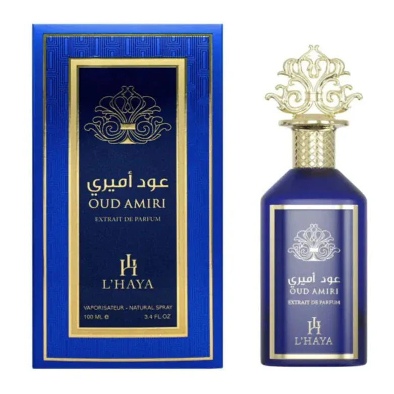 L’Haya Oud Amiri Unisex Perfume/Cologne For Men & Women Eau de Parfum 3.4 oz Edp