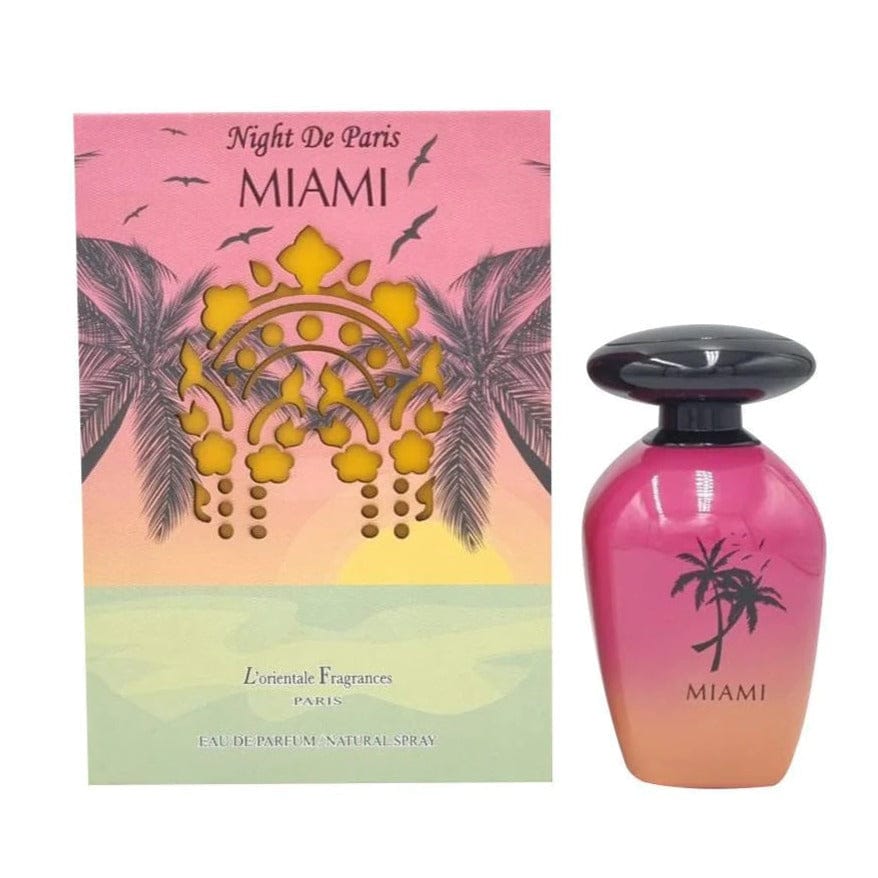 L'Orientale Fragances Night de Paris Miami Unisex Perfume/Cologne For Men & Women Eau de Parfum 3.3 oz Edp