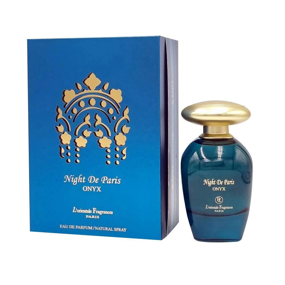 L'Orientale Fragances Night de Paris Onyx Unisex Perfume/Cologne For Men & Women Eau de Parfum 3.3 oz Edp