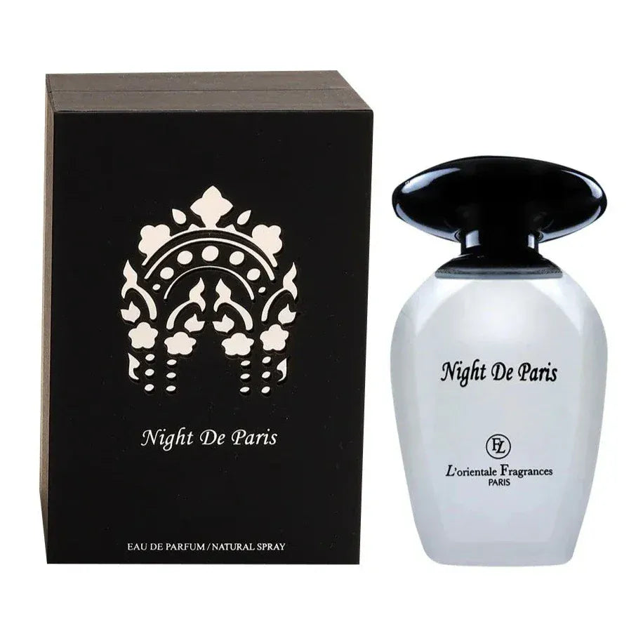 L'Orientale Fragances Night de Paris Silver Unisex Perfume/Cologne For Men & Women Eau de Parfum 3.3 oz Edp