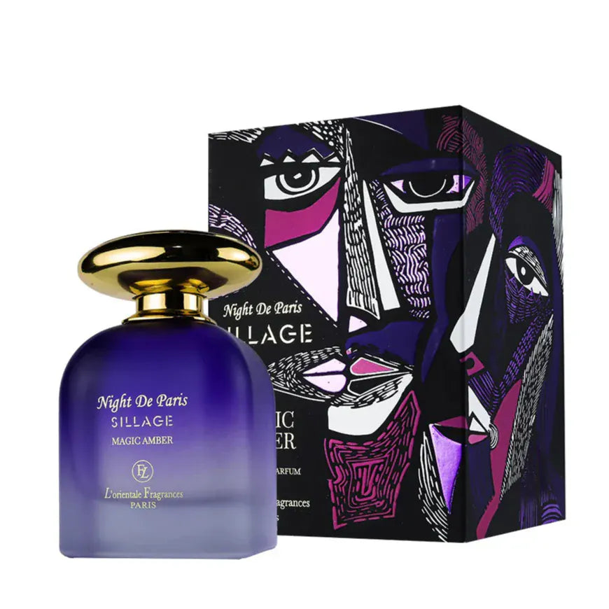 L'orientale Fragrances Night De Paris Magic Ambre Unisex Perfume/Cologne For Men & Women Eau de Parfum 3.4 oz Edp
