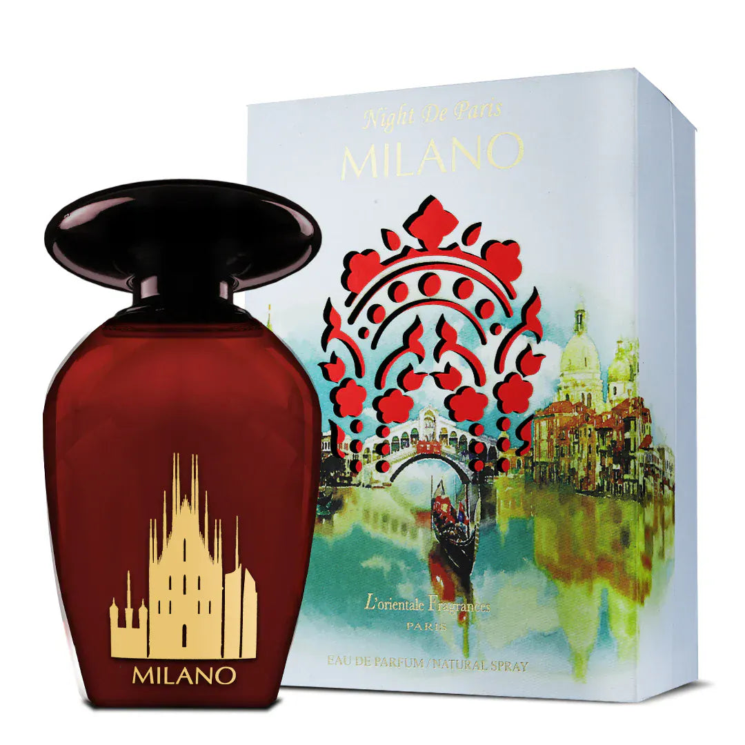 L'Orientale Fragrances Night de Paris Milano Unisex Perfume/Cologne For Men & Women Eau de Parfum 3.3 oz Edp