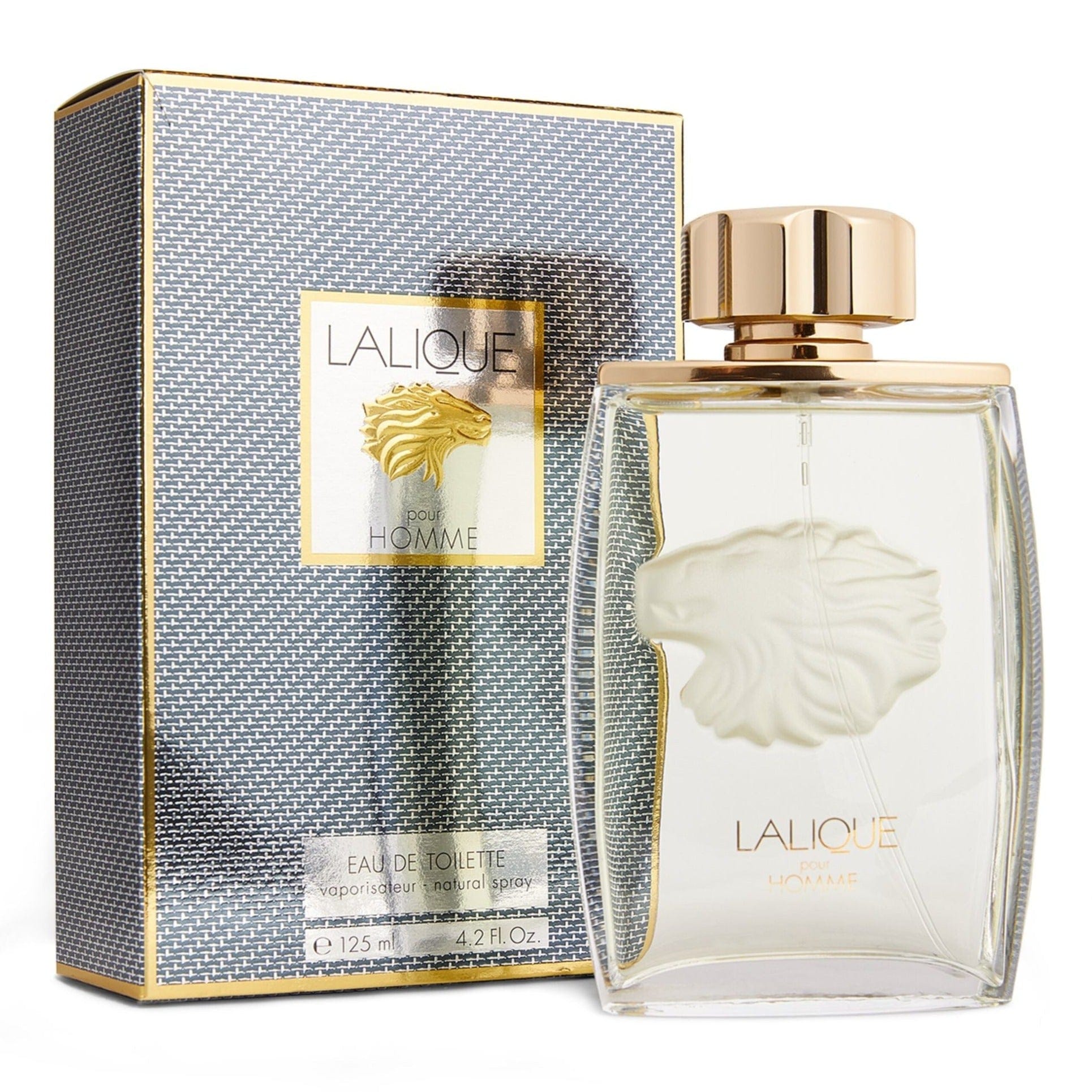 Lalique Pour Homme Lion Men’s Perfume/Cologne For Men Eau de Toilette  4.2 oz Edp