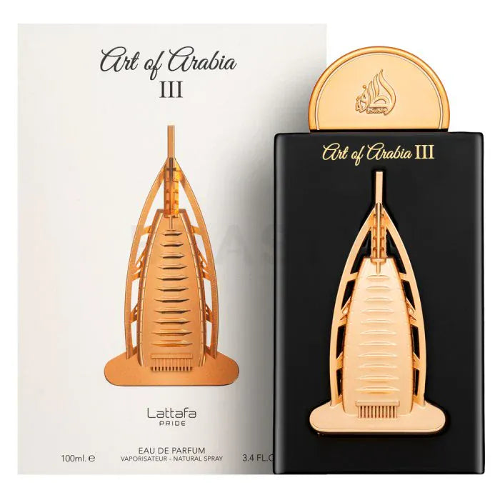 Lattafa Art of Arabia III Unisex Perfume/Cologne For Men & Women Eau de Parfum 3.4 oz Edp