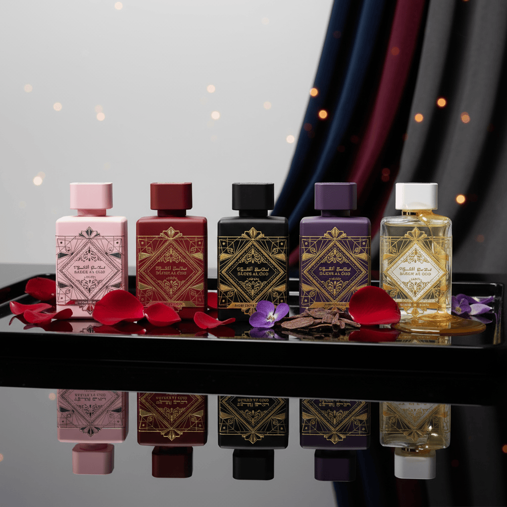 Lattafa Badee Al Oud Collection Mini Set - Unisex Eau de Parfum Miniature Set 5x5ml