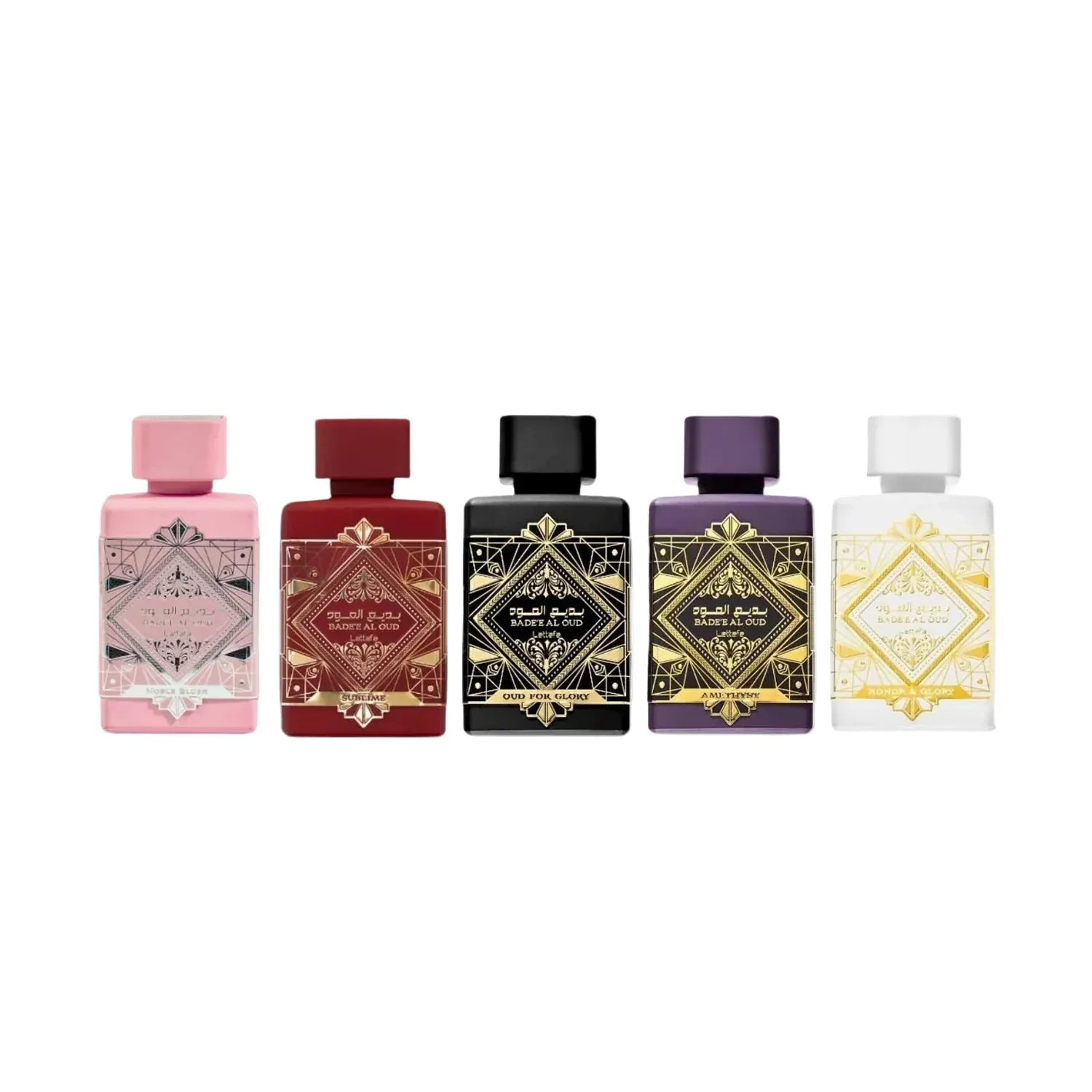 Lattafa Badee Al Oud Collection Mini Set - Unisex Eau de Parfum Miniature Set 5x5ml