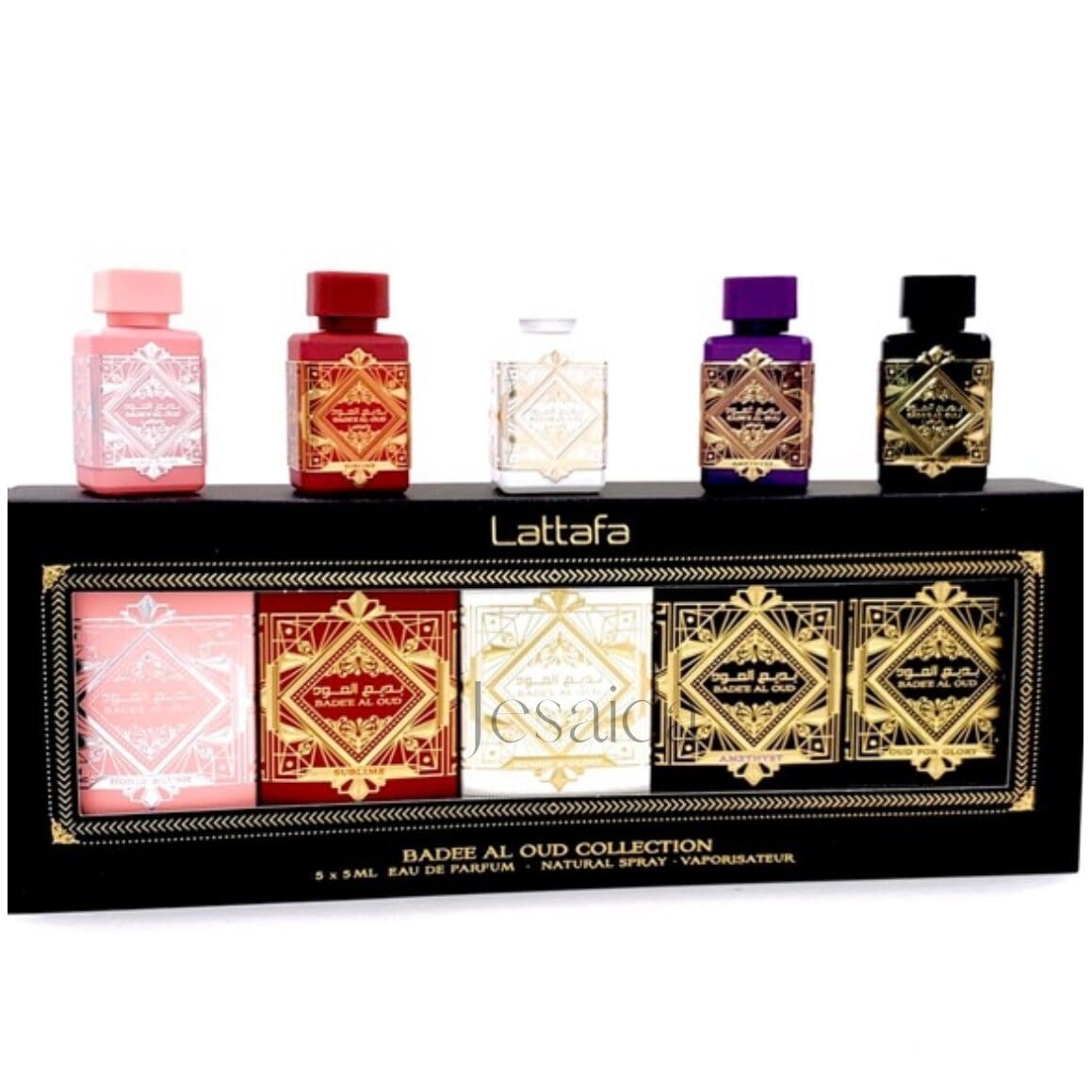 Lattafa Badee Al Oud Collection Mini Set - Unisex Eau de Parfum Miniature Set 5x5ml