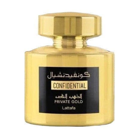 Lattafa Confidential Private Gold Unisex Perfume/Cologne For Men & Women Eau de Parfum 3.4 oz Edp