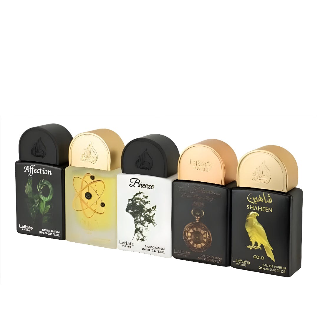 Lattafa Pride Mini Collection #1 - Unisex Eau de Parfum Miniature Set 5x0.65oz / 20ml