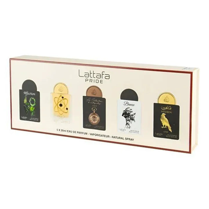 Lattafa Pride Mini Collection #1 - Unisex Eau de Parfum Miniature Set 5x0.65oz / 20ml
