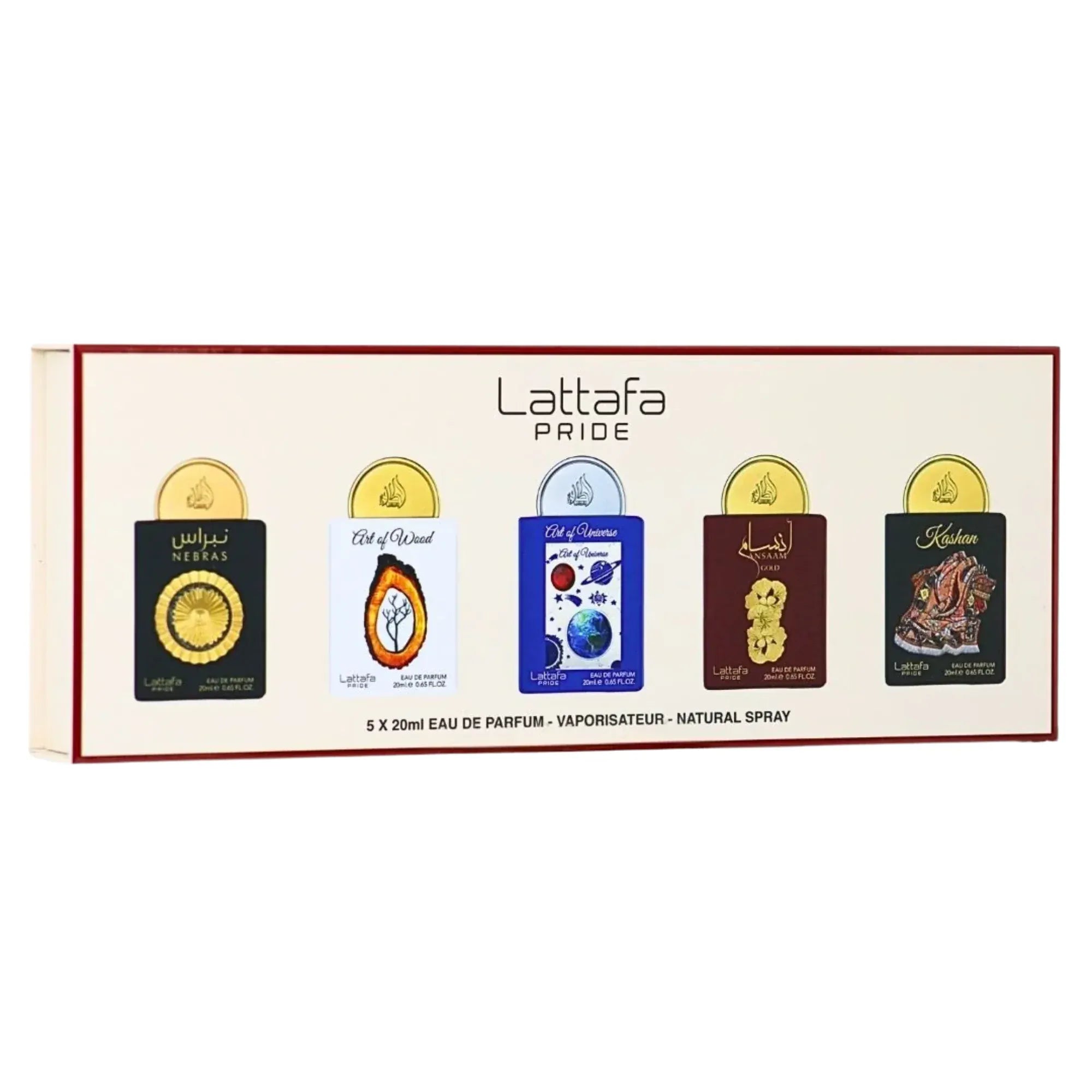 Lattafa Pride Mini Collection #3 - Unisex Eau de Parfum Miniature Set 5x0.65oz / 5x20 ml