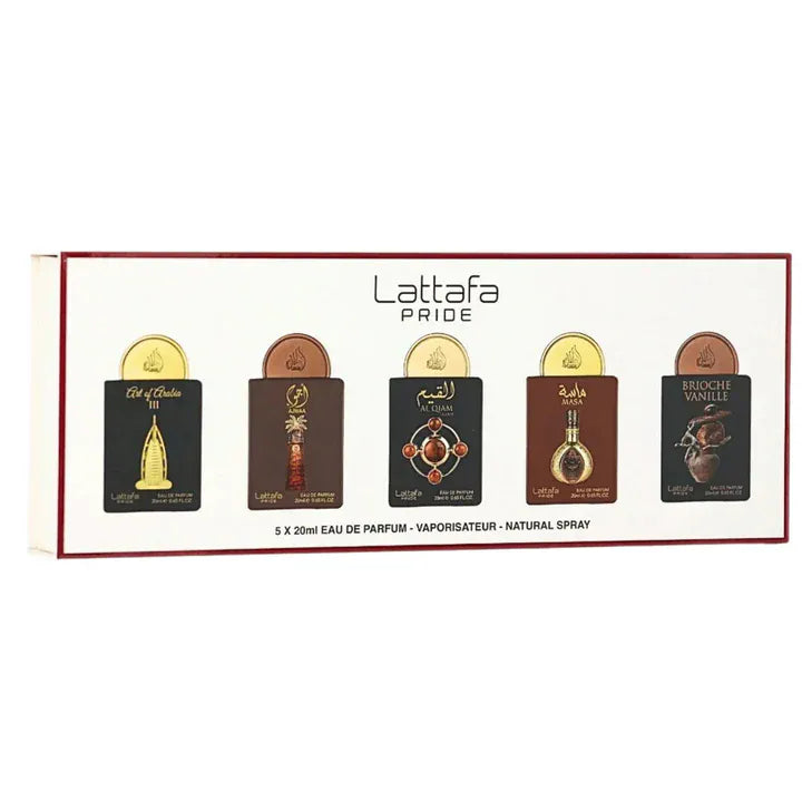 Lattafa Pride Mini Collection #4 - Unisex Perfume Miniature Set 5x0.65oz / 5x20ml